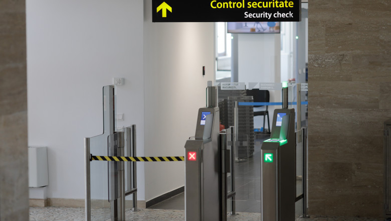 control de securitate pe Aeroportul Internaţional Bucureşti Băneasa Aurel Vlaicu