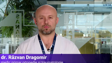 dr. Răzvan Dragomir, medic primar ortopedie și traumatologie