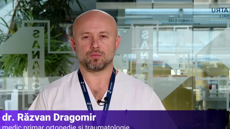 dr. Răzvan Dragomir, medic primar ortopedie și traumatologie