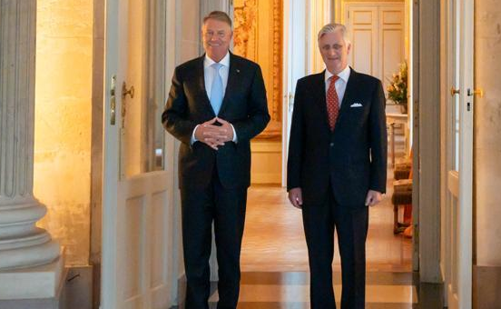 Iohannis, discuţii cu Regele Filip al Belgiei despre cooperarea bilaterală, războiul din Ucraina şi criza din Orientul Mijlociu