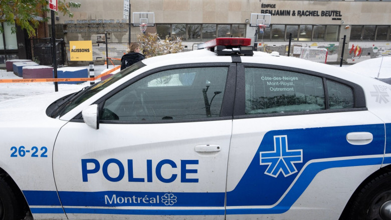 masina de politie din montreal, canada