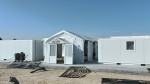 Field hospital being built for wounded Palestinians in Sheikh Zuweid border gate