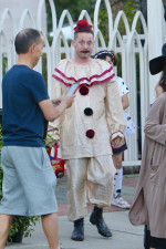 *EXCLUSIVE* Macaulay Culkin and his fiancée Brenda Song were spotted trick-or-treating with their children in L.A