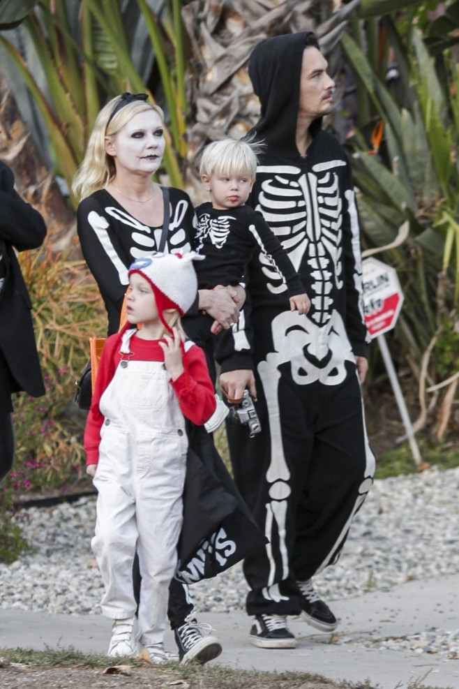 Kirsten Dunst celebrates Halloween with her kids in creative costumes