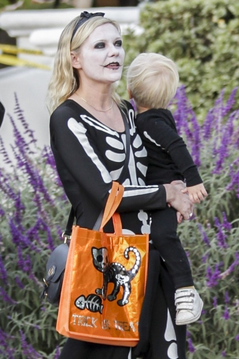 Kirsten Dunst celebrates Halloween with her kids in creative costumes