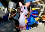 Tina &amp; Mr. Rogers Join The SAG AFTRA STRIKE at Paramount Studios On Halloween