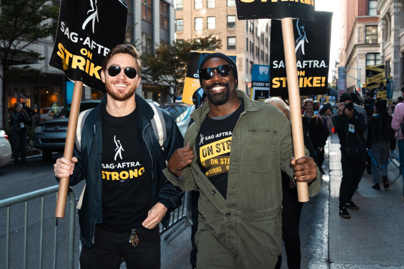 SAG-AFTRA Solidarity Screamfest, New York, USA - 31 Oct 2023