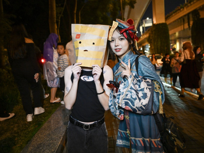 Citizens Dress Up And Take Part in A Halloween Parade in Shanghai, China - 01 Nov 2023