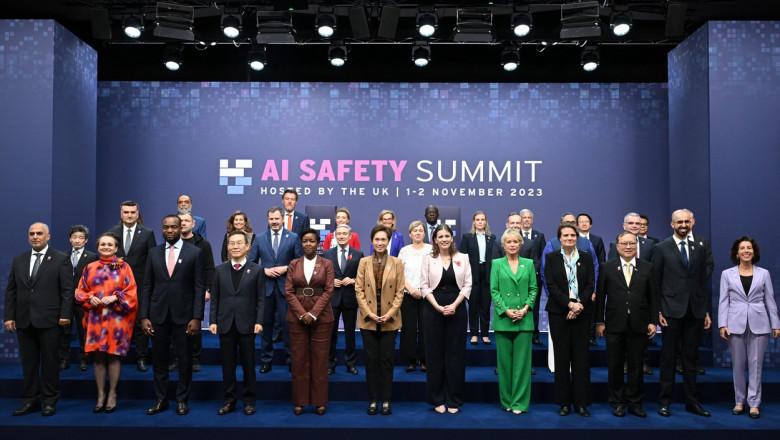 AI safety summit poză de grup