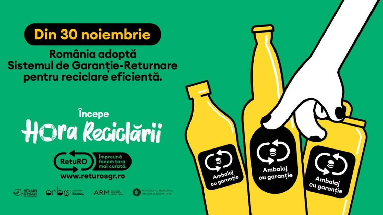 (P) RetuRO extinde rețeaua Sistemului de Garanție-Returnare (SGR) cu a treia fabrică aflată în județul Bacău