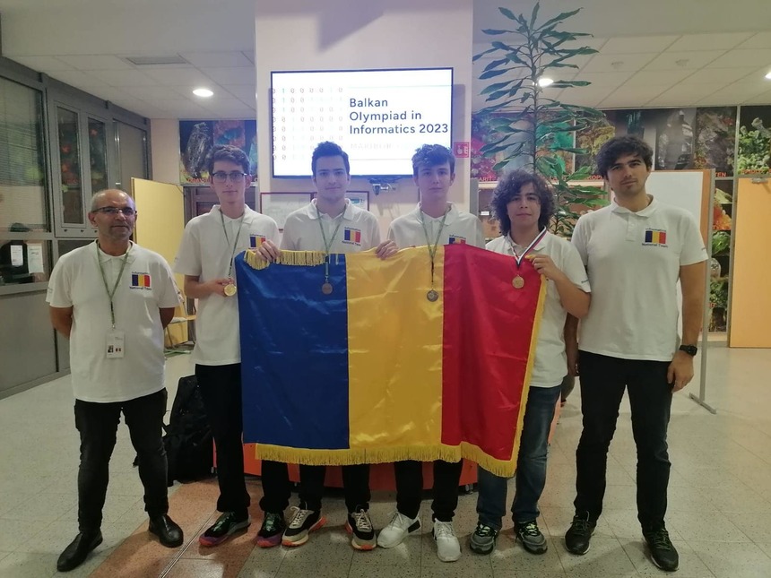 Elevii români au obținut locul I la Olimpiada Balcanică de Informatică
