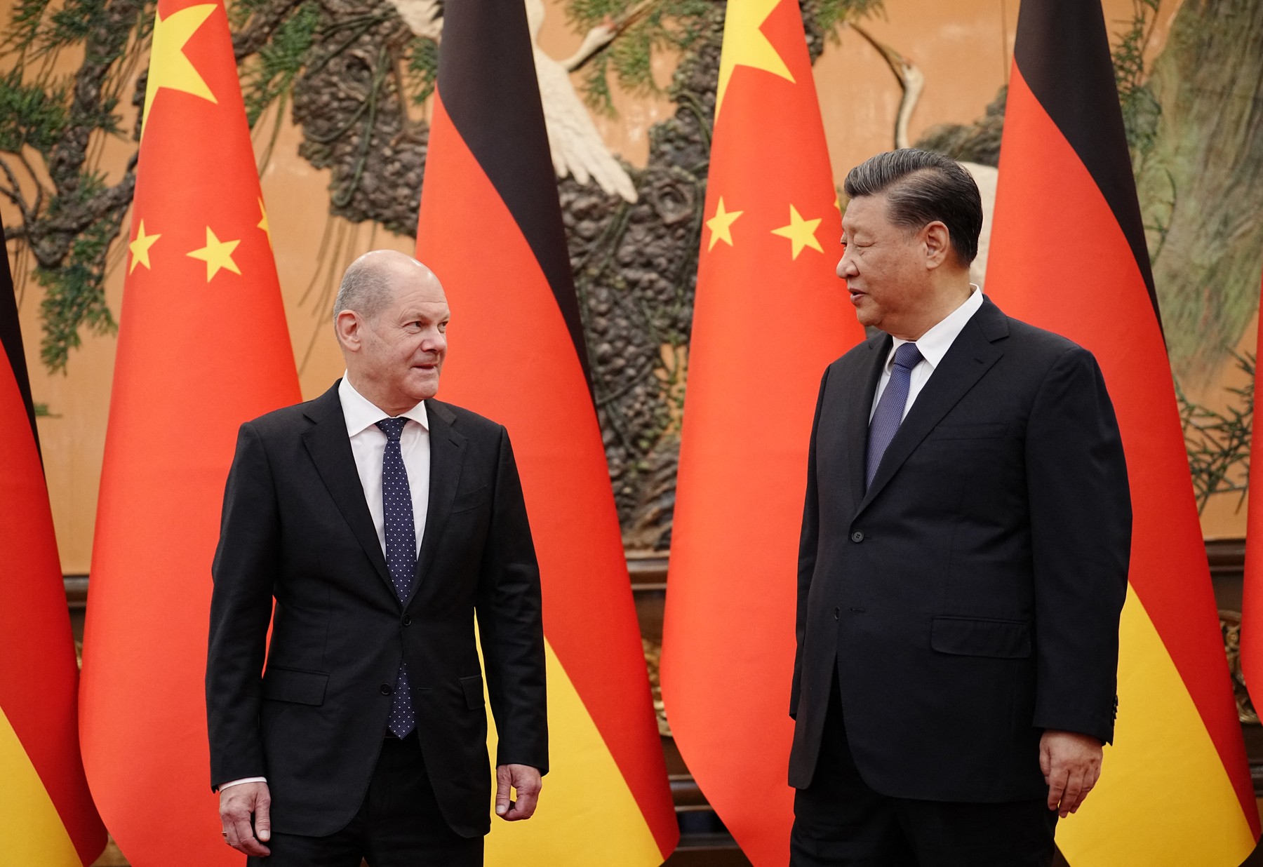 Xi Jinping și Olaf Scholz au discutat despre relația economică China - UE