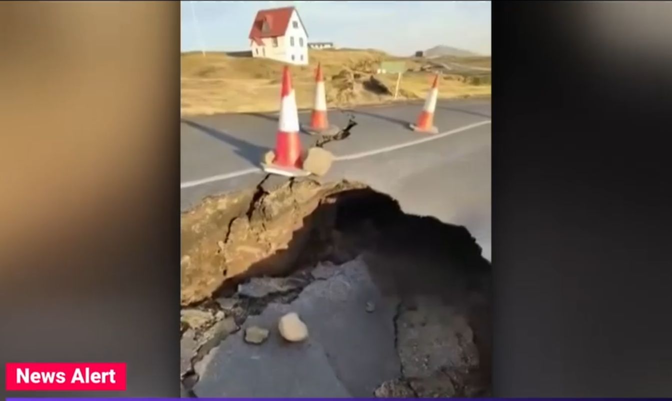 1.000 de cutremure, drumuri rupte și teren surpat în Islanda. Un oraș a fost evacuat din cauza pericolului de erupție vulcanică majoră