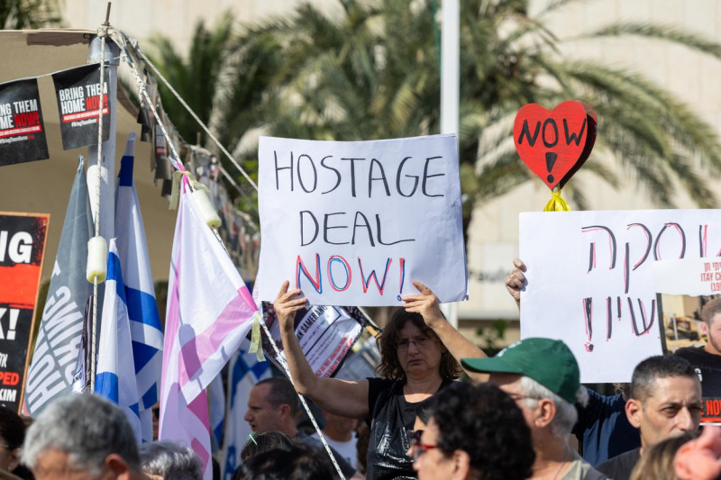 marș Israel pancarde
