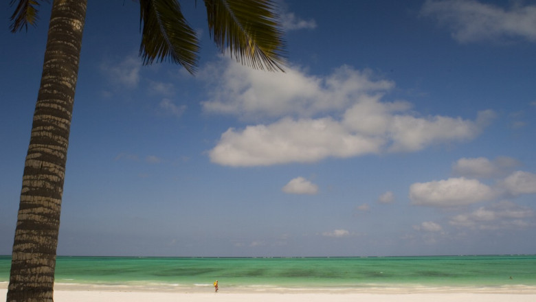 plajă din Zanzibar