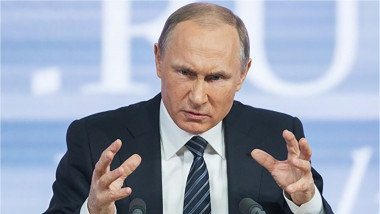 Vladimir Putin furios