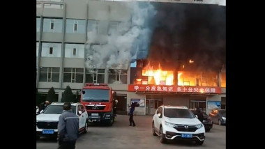 incendiu in china