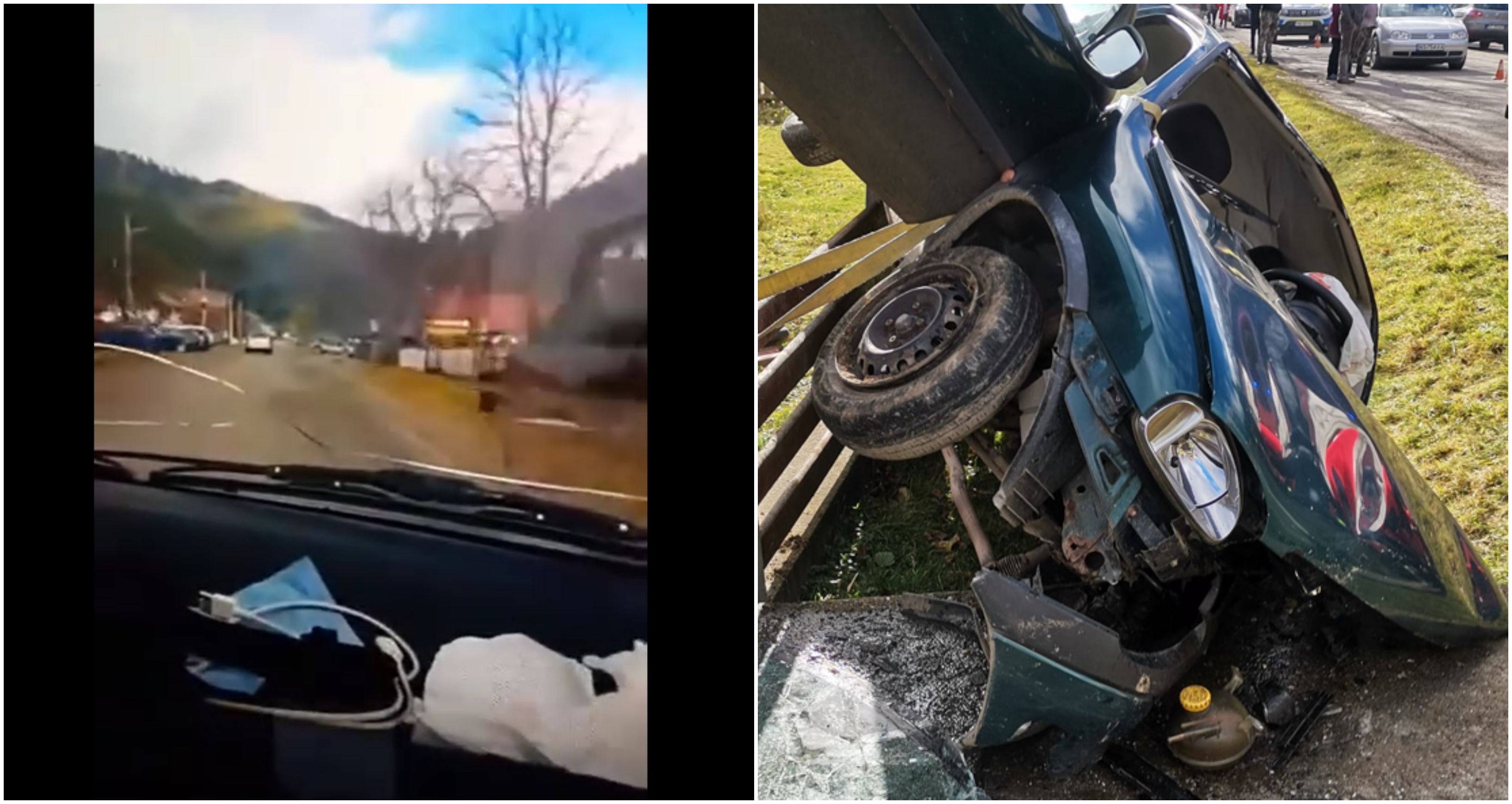 Un bărbat a transmis live pe rețelele sociale accidentul în care și-a pierdut viața. Era pasager în mașina condusă de un amic beat