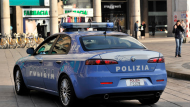 masina de politie din italia