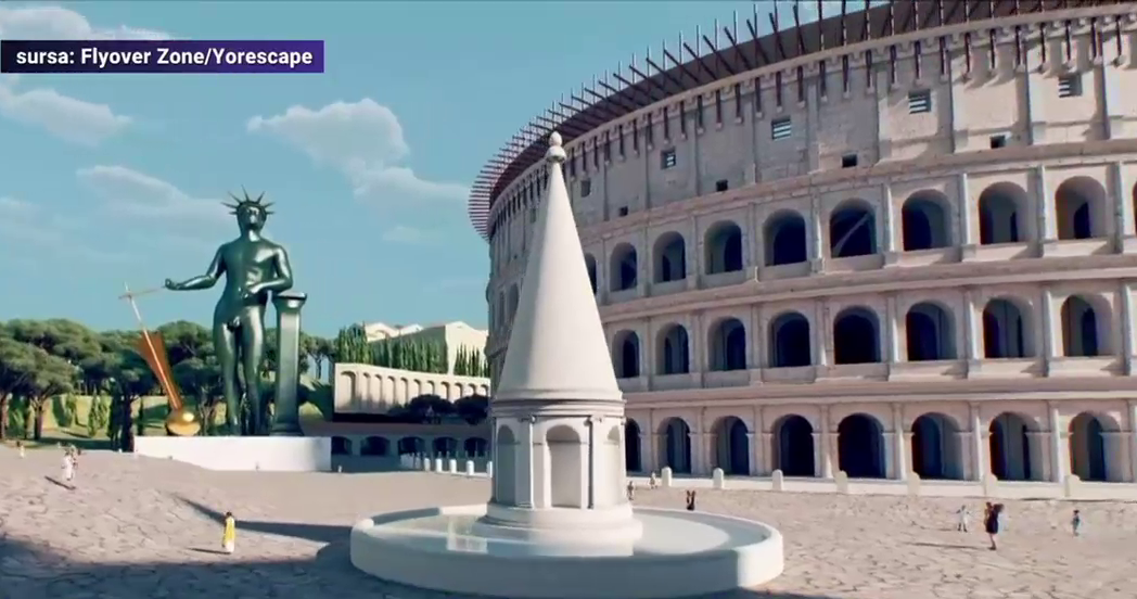 VIDEO. Cum arăta Roma antică? O reconstrucție 3D le dă șansa oamenilor să „se plimbe” pe străzile Cetății Eterne