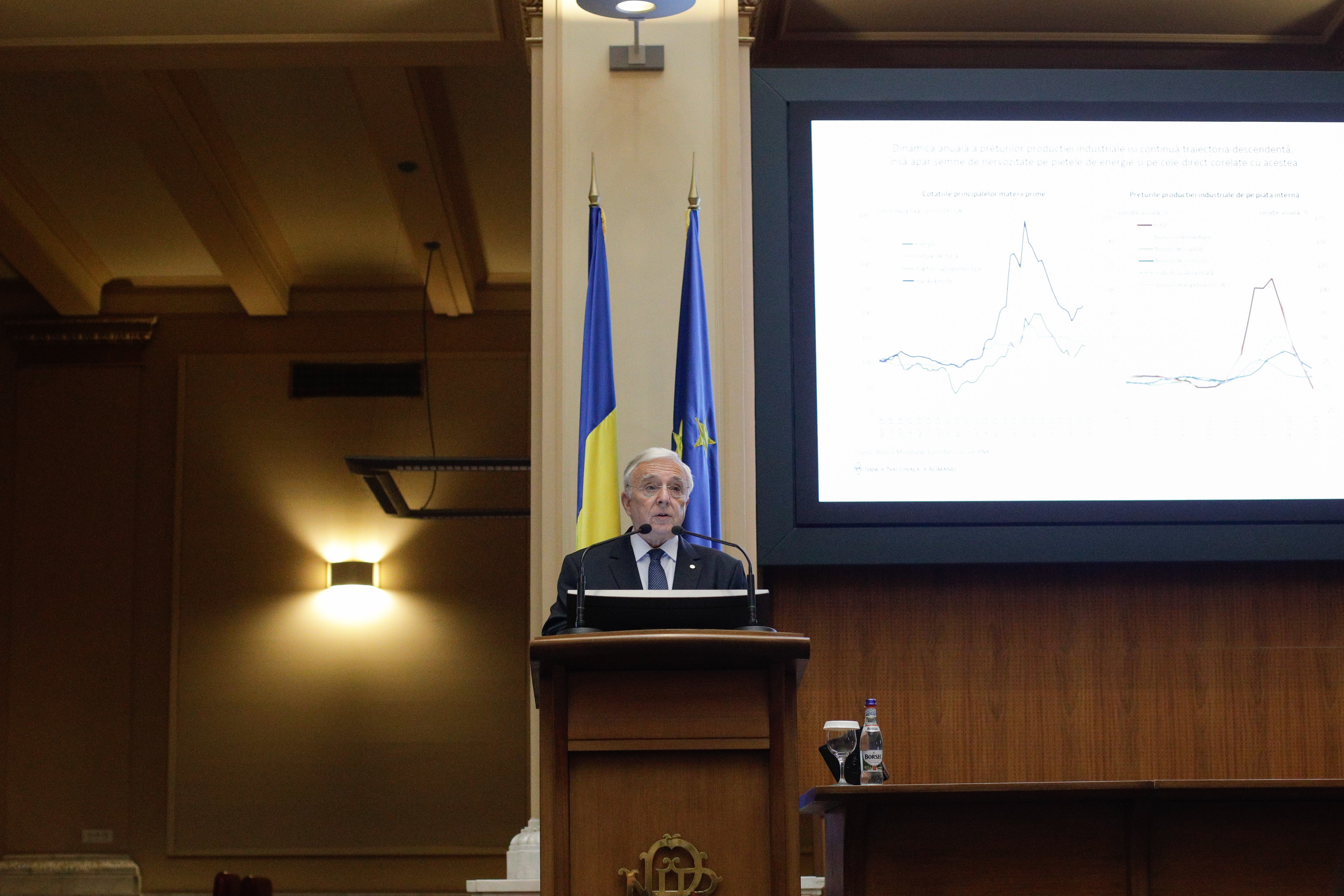 Banca Naţională a României menține la 7,5% prognoza de inflație pentru finalul acestui an