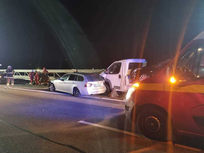 A fost activat Planul Roşu de Intervenţie în județul Sibiu, după un accident cu 6 maşini