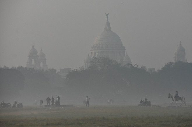 Air Pollution In Kolkata, India - 13 Nov 2023