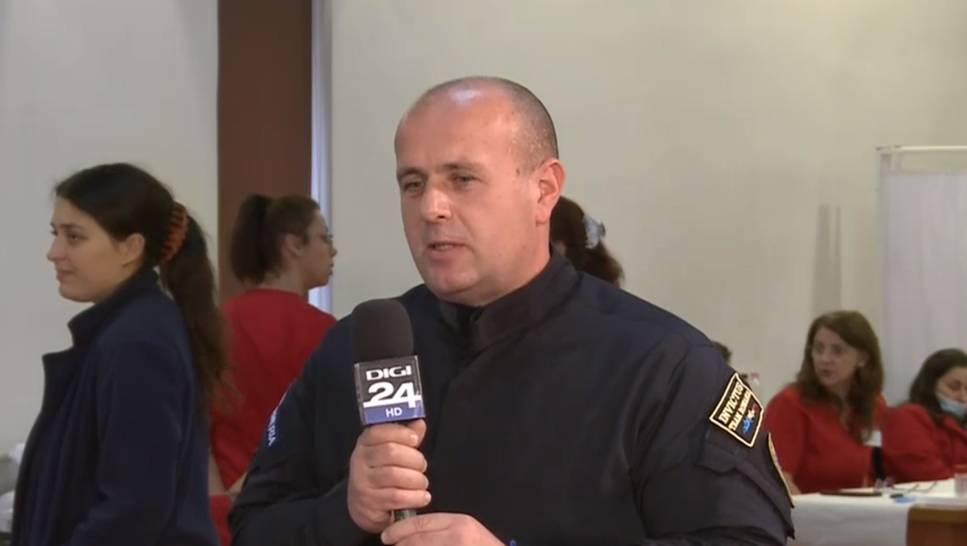Eroul din Maramureș. Un jandarm a salvat sute de pacienți donând sânge de peste 100 de ori