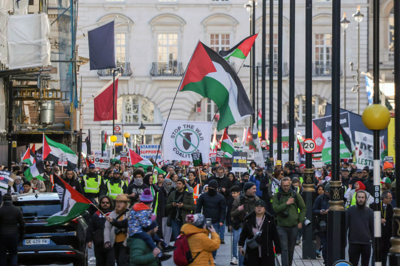 March in Support of Palestinians