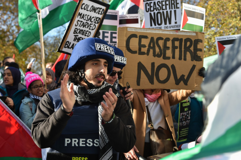 London March in Solidarity for Palestine