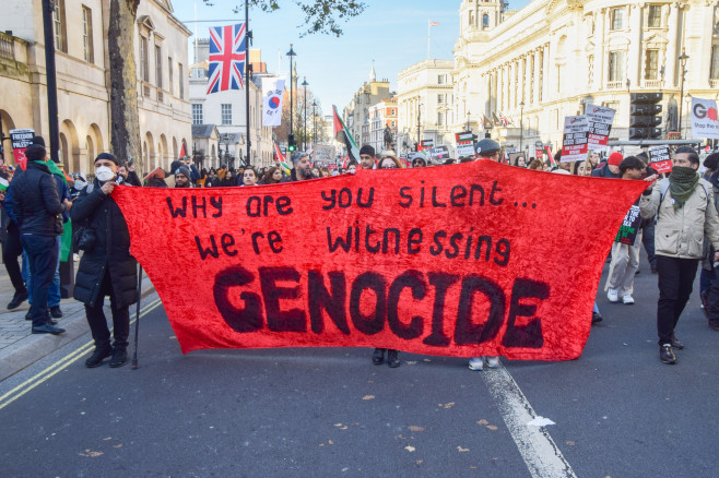 Thousands March In Solidarity With Palestine In London