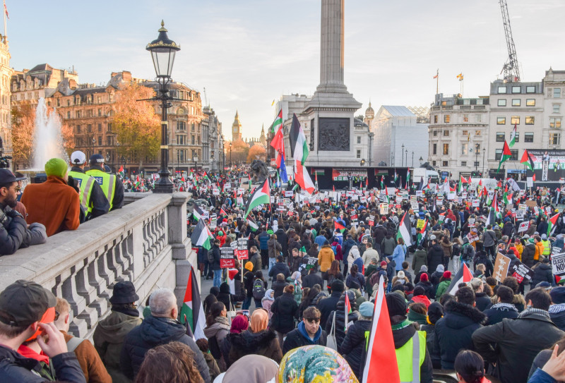 Thousands March In Solidarity With Palestine In London