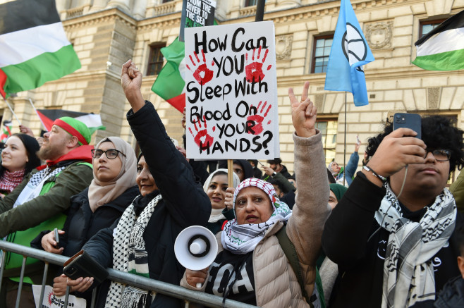 London March in Solidarity for Palestine