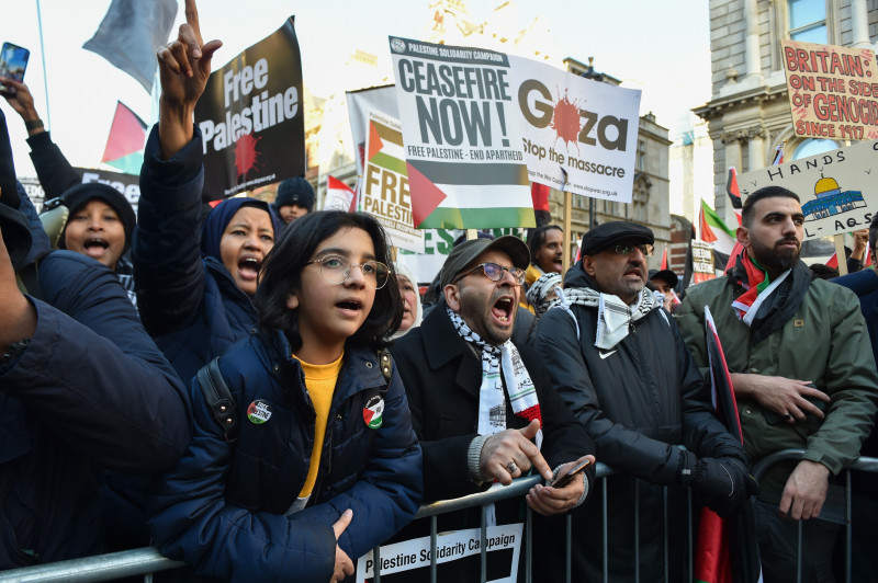 London March in Solidarity for Palestine