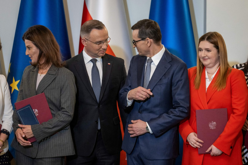 Andrzej Duda și miniștrii nou învestiți