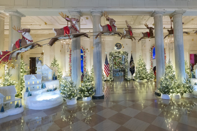 White House Decorated For The 2023 Winter Holiday