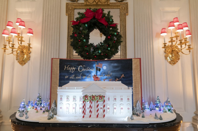 White House Decorated For The 2023 Winter Holiday