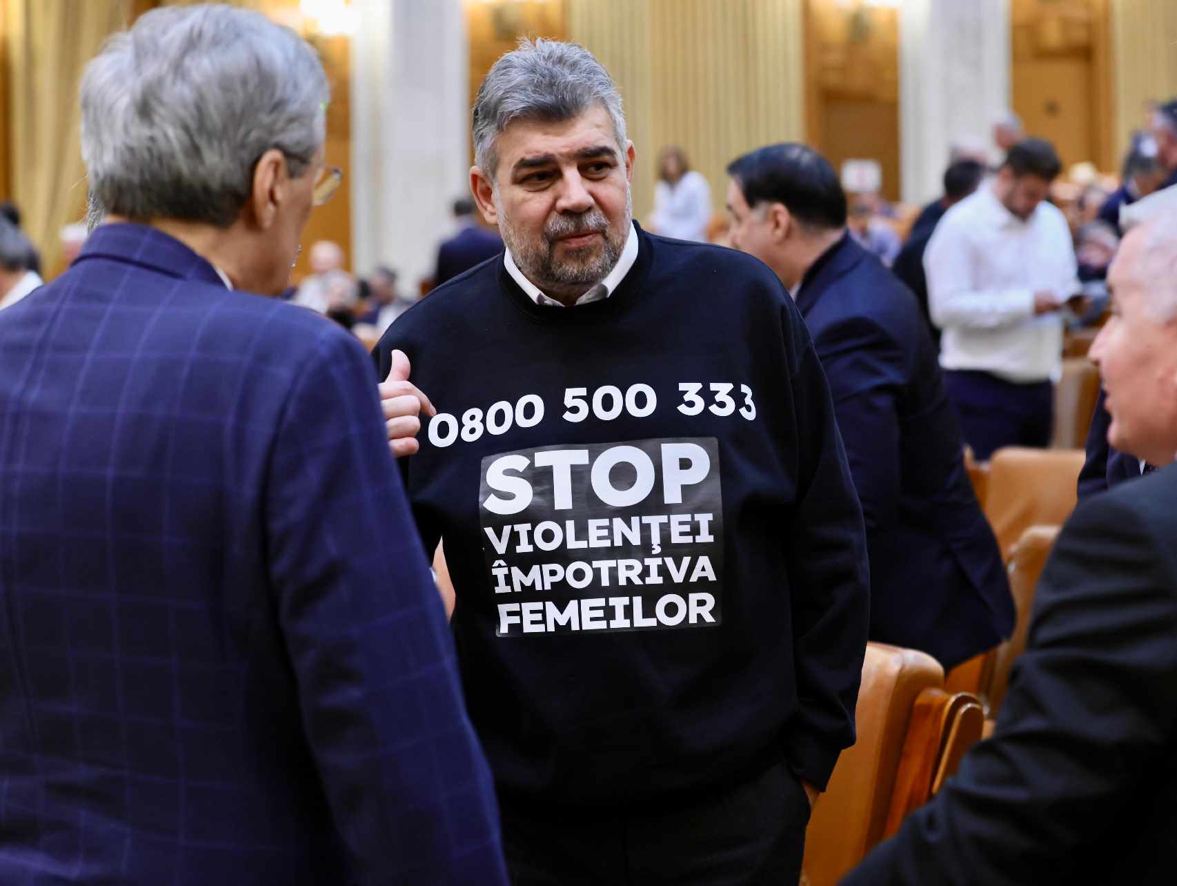 Ciolacu nu a mai participat la lansarea campaniei PSD „Stop violenţei împotriva femeilor”, după un schimb de replici cu George Simion