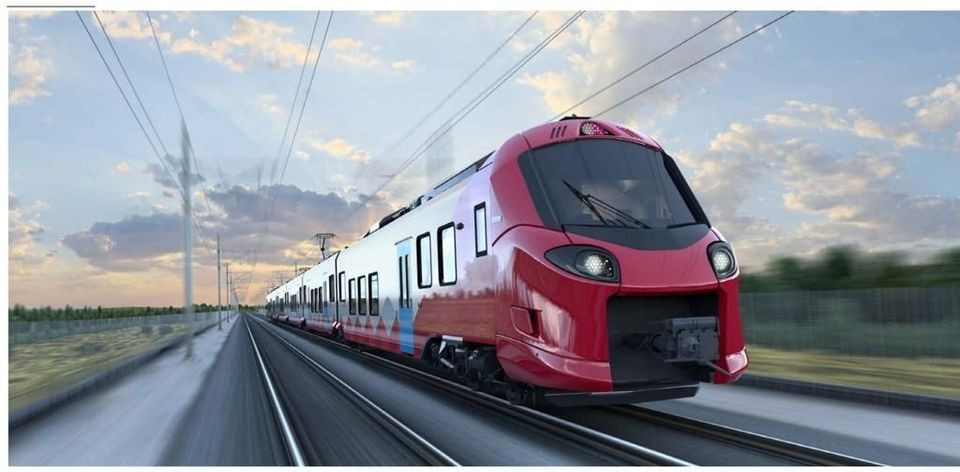 Primul tren nou cumpărat de România în ultimii 20 de ani va ajunge în țară sâmbătă seara