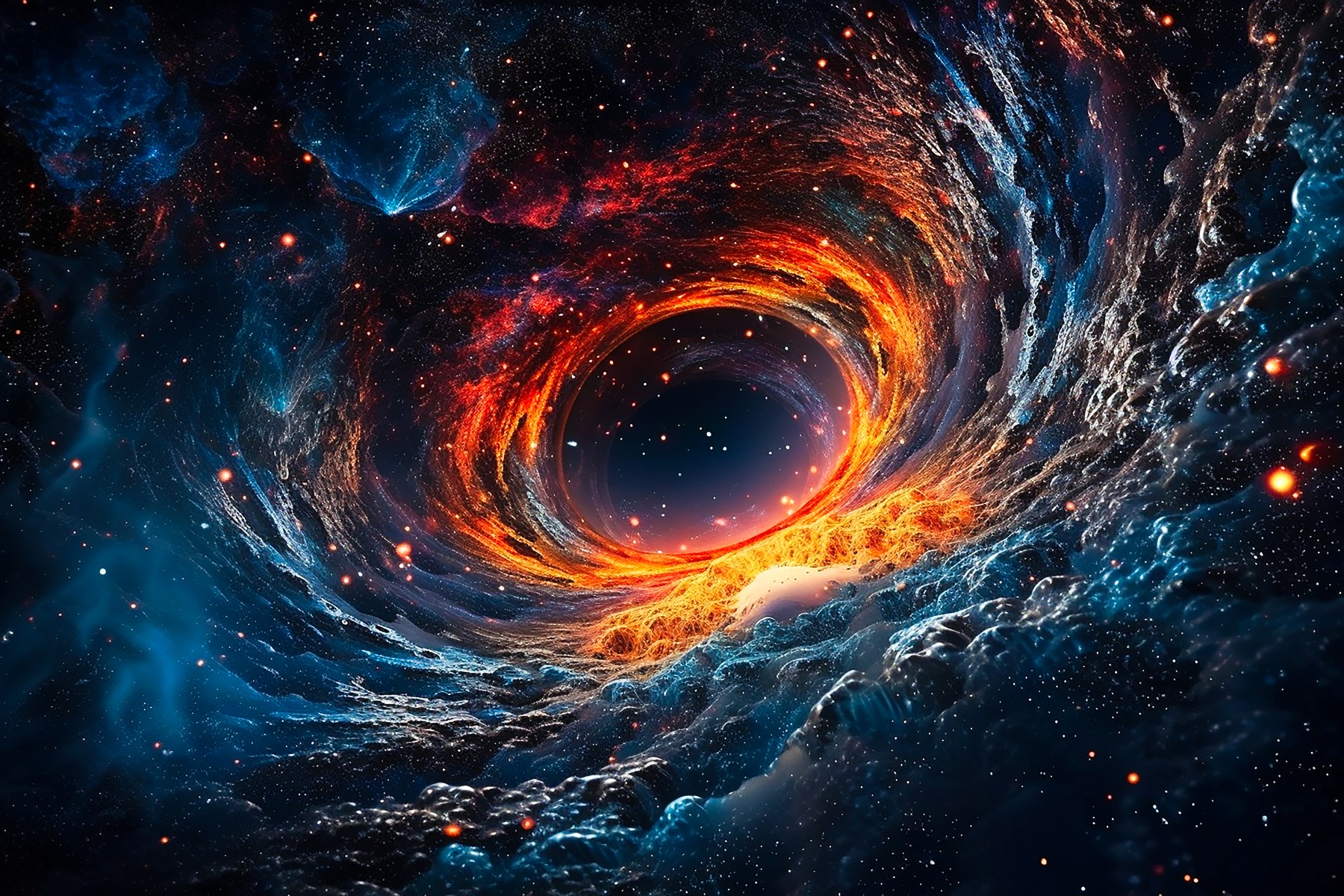 Gaura neagră din inima galaxiei noastre deformează spațiu-timpul și se apropie de viteza maximă de rotație