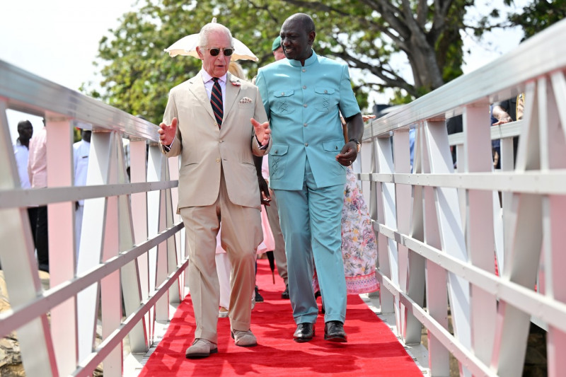 King Charles III and Queen Camilla Visit Kenya, Day 3, Mombasa, Kenya - 02 Nov 2023