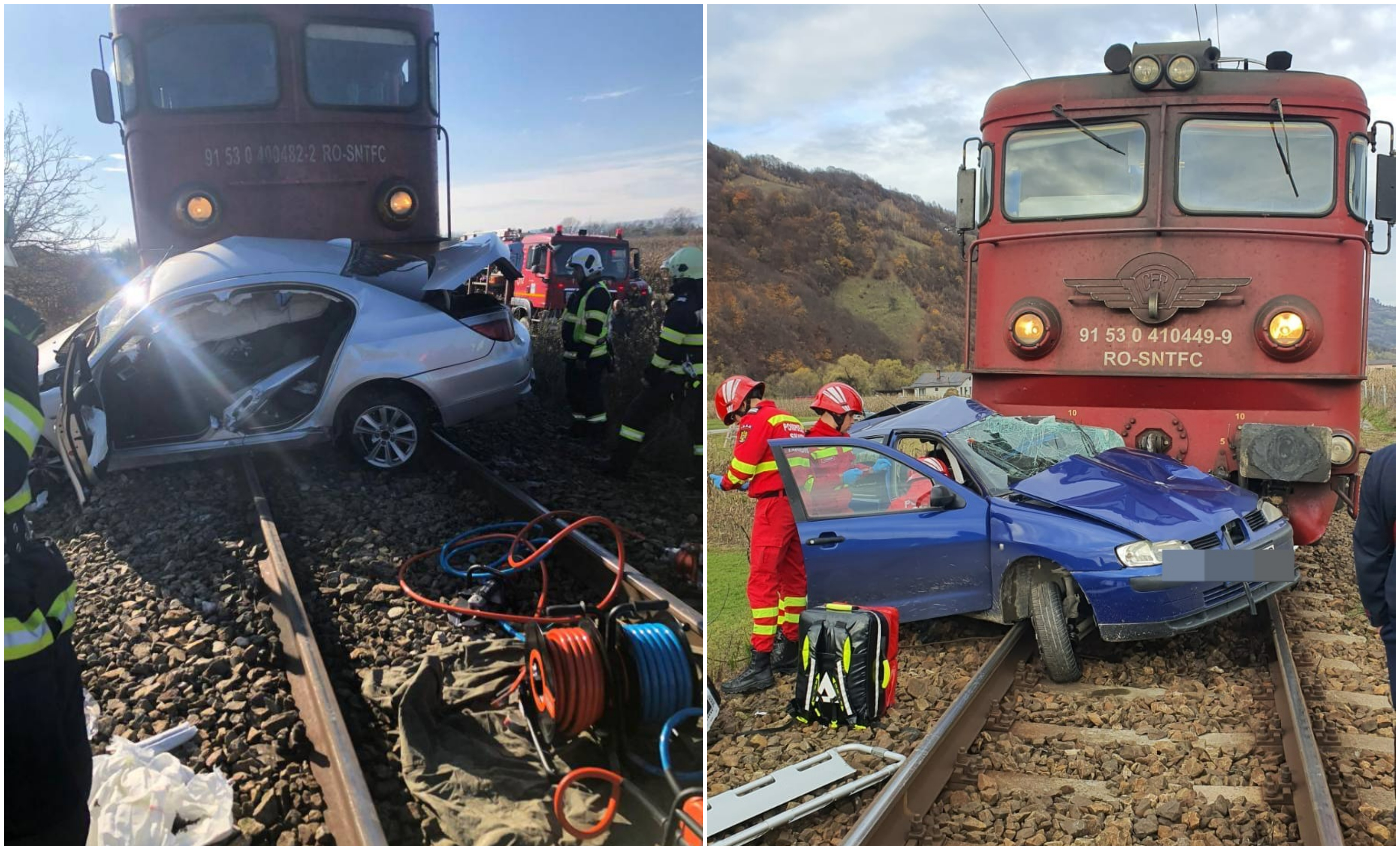 Tragedie cu repetiție. Mecanic de locomotivă implicat în două accidente grave, în 5 zile. Un șofer a murit, celălalt e în comă