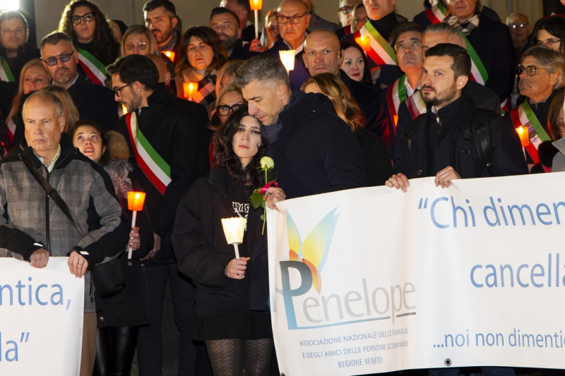 Torchlight Procession in Vigonovo for Giulia Cecchettin, Italy - 19 Nov 2023