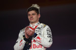 podium VERSTAPPEN Max (ned), Red Bull Racing RB19, portrait during the 2023 Formula 1 Heineken Silver Las Vegas Grand Prix, 21th round of the 2023 Formula One World Championship from November 17 to 19, 2023 on the Las Vegas Strip Circuit, in Las Vegas, US