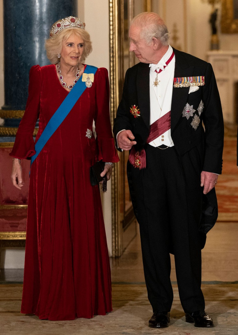 President of South Korea Yoon Suk Yeol State Visit, Ceremonial Welcome, Horse Guards Parade, London, UK - 21 Nov 2023