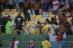 Fight between Argentine fans and police before the match between Brazil and Argventina Rio de Janeiro (RJ), 11/21/2023 -