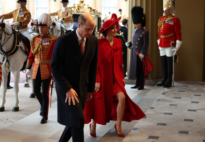 President of South Korea Yoon Suk Yeol State Visit, Ceremonial Welcome, Horse Guards Parade, London, UK - 21 Nov 2023