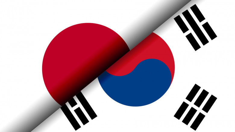 steagurile japoniei si coreei de sud