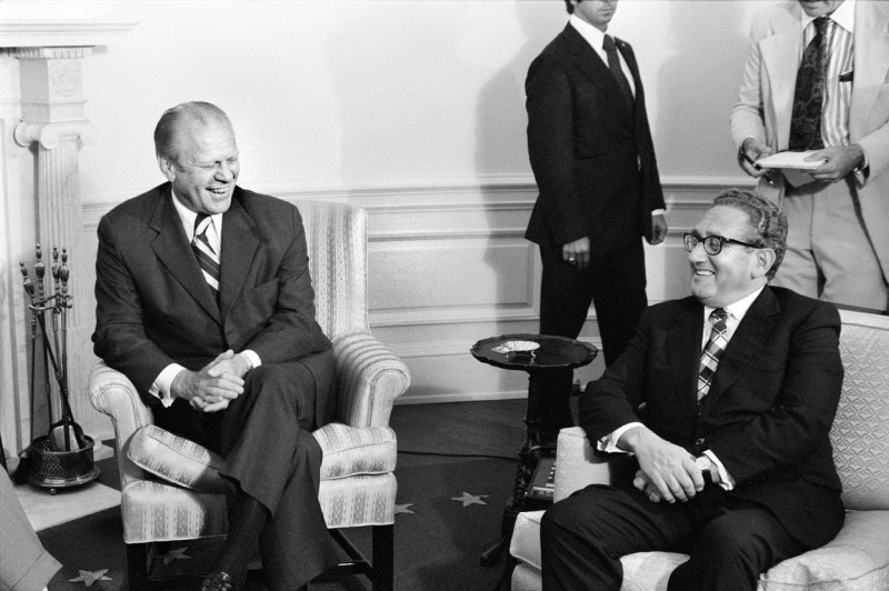 Gerald Ford, Henry Kissinger, politics, government, historical,