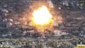 Imagini din Avdiivka cu o rachetă care distruge un sistem rusesc de lansare de rachete